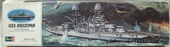 Revell 1/426 USS Arizona Pearl Harbor Battleship, H302 plastic model kit